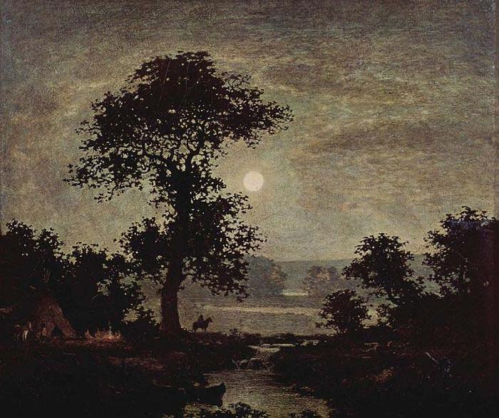 Ralph Albert Blakelock Mondlicht oil painting image